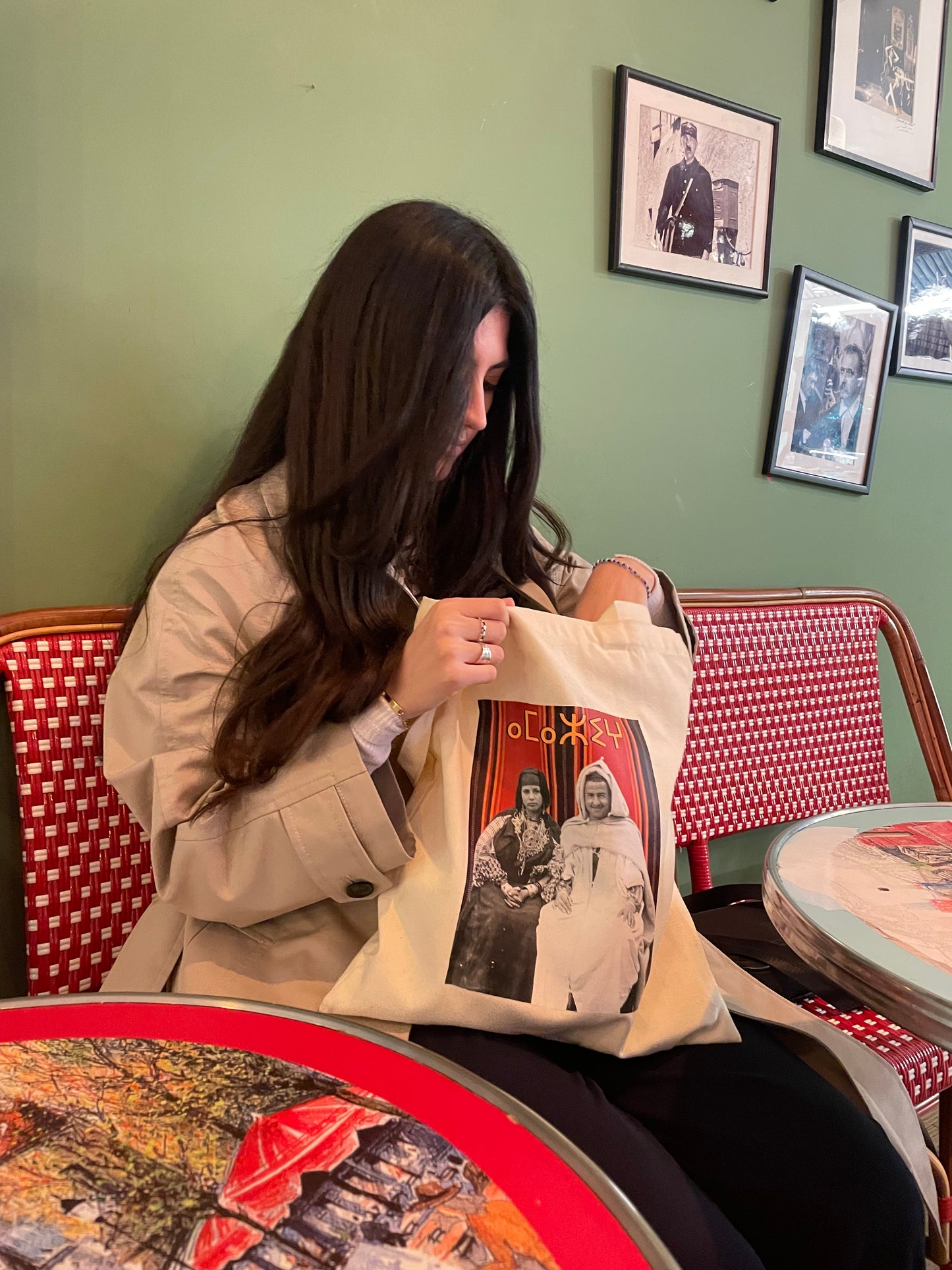 Tote bag Couple kabyle